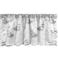 thumbnail image 1 of Ambesonne Cartoon Window Valance, Superhero Rabbit, 54" X 12", Grey White, 1 of 2