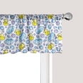 thumbnail image 1 of Ambesonne Cartoon Window Valance, Watercolor Bubbles Ducks, 54" X 18", Yellow Lilac and Blue, 1 of 3