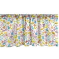 thumbnail image 1 of Ambesonne Cartoon Window Valance, of Pattern, 54" X 18", Multicolor, 1 of 3
