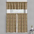 thumbnail image 1 of Ambesonne Cat Design Valance & Curtain, Retro Leopard Skin Art, 55"x24", Sand Brown Dark Khaki, 1 of 7