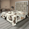 thumbnail image 1 of Ambesonne Cat Flat Sheet, Little Kittens Playful Poses, Queen Size, Off White Taupe and Grey, 1 of 1