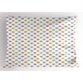 thumbnail image 1 of Ambesonne Cat Pillow Sham, Colorful Faces, 26" X 20", Multicolor, 1 of 2