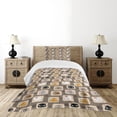 thumbnail image 1 of Ambesonne Cat Quilted Bedspread Set 2 Pcs, Patchwork Style Silly Faces, Twin Size, Multicolor, 1 of 6