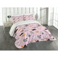 thumbnail image 1 of Ambesonne Cat Quilted Bedspread Set 3 Pcs, Colorful Kittens, Queen Size, Multicolor, 1 of 5
