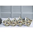 thumbnail image 1 of Ambesonne Cat Throw Pillow Cover Pack of 4, Boho Ethnic Animal Botanocal, 4 Pcs-24" x 24", Black Ginger Mint Green, 1 of 5