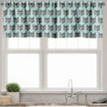 thumbnail image 1 of Ambesonne Cat Valance Pack of 2, Grey Kitten Portrait Pattern, 54"X12", Pale Blue and Grey, 1 of 5