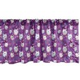thumbnail image 1 of Ambesonne Cat Window Valance, Doodle Cartoon Kittens, 54" X 18", Multicolor, 1 of 3