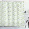 thumbnail image 1 of Ambesonne Caterpillar Shower Curtain, Doodle Flower Birds, 69"Wx84"L, Multicolor, 1 of 3
