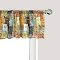 thumbnail image 1 of Ambesonne Cats Window Valance, Funny Colored Cartoon, 42" x 18", Multicolor, 1 of 3