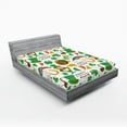 thumbnail image 1 of Ambesonne Celebration Fitted Sheet, Irish Party, King Size, Multicolor, 1 of 3