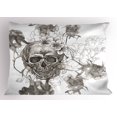 thumbnail image 1 of Ambesonne Celebration Pillow Sham, Designed Print, 26" X 20", Dimgrey and White, 1 of 2
