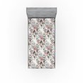 thumbnail image 1 of Ambesonne Chamomile Fitted Sheet, Pastel Tones Daisy Print, Twin XL Size, Ivory Slate Brown and Salmon, 1 of 5