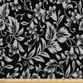 thumbnail image 1 of Ambesonne Charcoal Grey Fabric by the Yard Upholstery, Nostalgic Garden Art, 3 Yards, Pale Taupe, 1 of 1