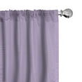 thumbnail image 1 of Ambesonne Checkered Curtains, Gingham Vintage Style, Pair of 28"x84", Purple White, 1 of 5