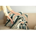 thumbnail image 1 of Ambesonne Cheetah Throw Pillow Cover Pack of 2, Mid Century Modern Minimal, 2 Pcs-20"x20", Peach Grey Teal and Eggshell, 1 of 5