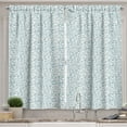 thumbnail image 1 of Ambesonne Chemistry Elements Kitchen Curtains, Lab Equipment, 55"x39", Off White and Sea Blue, 1 of 3