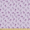 thumbnail image 1 of Ambesonne Cherry Blossom Fabric by the Yard Upholstery, Japanese Flora Art, 3 Yards, Pale Mauve and Purple, 1 of 5