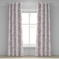 thumbnail image 1 of Ambesonne Cherry Blossom Grommet Curtain, Art Floral Japanese, 50"x72", Dried Rose Soft Pink, 1 of 5