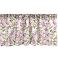 thumbnail image 1 of Ambesonne Cherry Blossom Window Valance, Hand Drawn Leaves, 54" X 18", Pink Green and Brown, 1 of 3