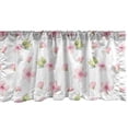 thumbnail image 1 of Ambesonne Cherry Blossom Window Valance, Tender Spring, 54" X 12", Pale Pink Green White, 1 of 3