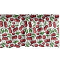 thumbnail image 1 of Ambesonne Cherry Window Valance, Cartoon Summer Fruit Art, 54" X 18", Raspberry Dark Pink, 1 of 3
