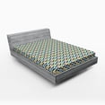 thumbnail image 1 of Ambesonne Chevron Fitted Sheet, Vertical Herrigbone, Queen Size, Multicolor, 1 of 2