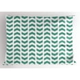 thumbnail image 1 of Ambesonne Chevron Pillow Sham, Abstract Zigzag Tribal, 26" X 20", Teal White, 1 of 2