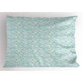 thumbnail image 1 of Ambesonne Chevron Pillow Sham, Creative Simplistic Design, 26" X 20", Multicolor, 1 of 2