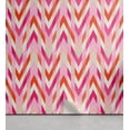 thumbnail image 1 of Ambesonne Chevron Retro Peel & Stick Wallpaper for Home, Zigzag Optical Print, 13"x36", Pink Dust and Burnt Orange, 1 of 5