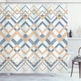 thumbnail image 1 of Ambesonne Chevron Shower Curtain, Vintage Zigzag Stripes Art, 69"Wx75"L, Pale Teal, 1 of 4