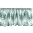 thumbnail image 1 of Ambesonne Chevron Window Valance, Abstract Zigzag Tribal, 42" x 18", Teal White, 1 of 3