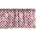 thumbnail image 1 of Ambesonne Chevron Window Valance, Composition Stars Circles, 54" X 12", Multicolor, 1 of 3