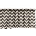 thumbnail image 1 of Ambesonne Chevron Window Valance, Earthy Tone Abstract Zigzag, 54" X 18", Dark Taupe Champagne, 1 of 3