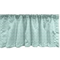 thumbnail image 1 of Ambesonne Chevron Window Valance, Pastel Simple Art Zigzags, 54" X 12", Pale Seafoam Mint Green, 1 of 3