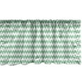 thumbnail image 1 of Ambesonne Chevron Window Valance, Zigzag Twisty Modern, 42" x 18", White Jade Green, 1 of 3