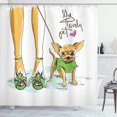 thumbnail image 1 of Ambesonne Chihuahua Shower Curtain, My Pet Lettering, 69"Wx70"L, Multicolor, 1 of 3