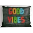 thumbnail image 1 of Ambesonne Chill Pillow Sham, Blackboard Colorful, 26" X 20", Multicolor, 1 of 2