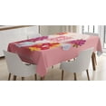 thumbnail image 1 of Ambesonne Chinese New Year Tablecloth Rectangular Table Cover, Floral Circle Art, 60"x90", Multicolor, 1 of 4