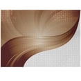 thumbnail image 1 of Ambesonne Chocolate Jigsaw Puzzle Durable Cardboard, Spiraling Stripe, 1000 pcs, Pale Brown White, 1 of 5