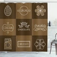 thumbnail image 1 of Ambesonne Chocolate Shower Curtain, Cocoa Chocolate, 69"Wx70"L, Cocoa Chocolate, 1 of 3