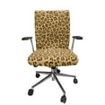 thumbnail image 1 of Ambesonne Chocolate Tones Office Chair Cover Stretchable High Back, Animal Leopard Skin, Pale Coffee and Dark Brown, 1 of 1