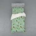 thumbnail image 1 of Ambesonne Christmas Bedding Set 3 Pcs, Holiday Tree Pattern, Twin, Multicolor, 1 of 2