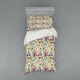 thumbnail image 1 of Ambesonne Christmas Bedding Set 3 Pcs, Lively Rich Doodle, Twin XL, Multicolor, 1 of 3