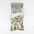 thumbnail image 1 of Ambesonne Christmas Bedding Set 3 Pcs, New Year Candies, Twin XL, Multicolor, 1 of 3