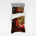 thumbnail image 1 of Ambesonne Christmas Bedding Set 3 Pcs, New Year Xmas Trees, Twin XL, Red Yellow, 1 of 3
