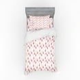 thumbnail image 1 of Ambesonne Christmas Bedding Set 3 Pcs, Ornamental Trees Stars, Twin XL, Pink Blush, 1 of 2