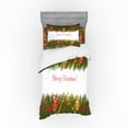 thumbnail image 1 of Ambesonne Christmas Bedding Set 3 Pcs, Tree Candle Greeting, Twin XL, Multicolor, 1 of 3