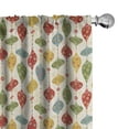 thumbnail image 1 of Ambesonne Christmas Curtains, Traditional Balls, Pair of 28"x63", Multicolor, 1 of 5