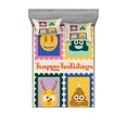 thumbnail image 1 of Ambesonne Christmas Emoji Fitted Sheet & Pillow Sham Set, Xmas Characters, Calking, Eggshell Multicolor, 1 of 2