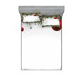 thumbnail image 1 of Ambesonne Christmas Fitted Sheet & Pillow Sham Set, Baulbes Noel Tree, Full, Multicolor, 1 of 2
